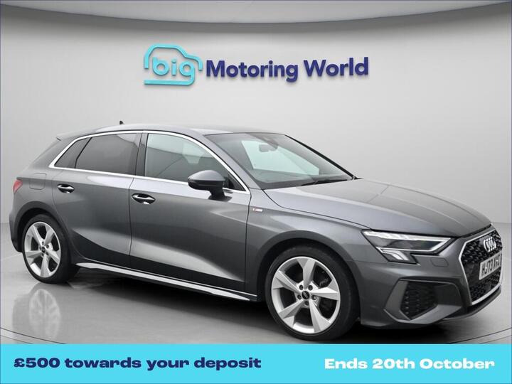 Audi A3 1.5 TFSI 35 S Line Sportback S Tronic Euro 6 (s/s) 5dr