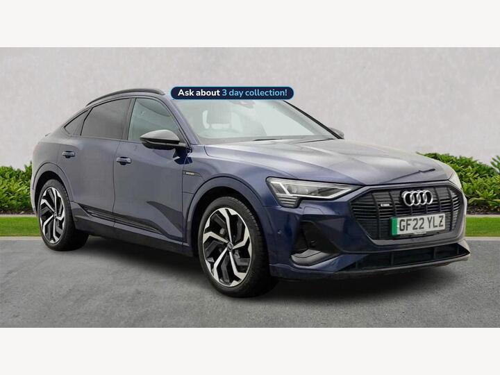 Audi E-TRON 55 Black Edition Sportback Auto Quattro 5dr 95kWh (11kW Charger)