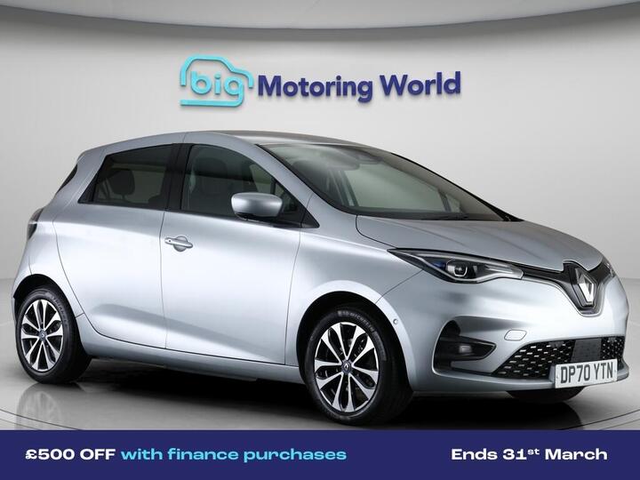 Renault Zoe R135 52kWh GT Line Auto 5dr (i, Rapid Charge)