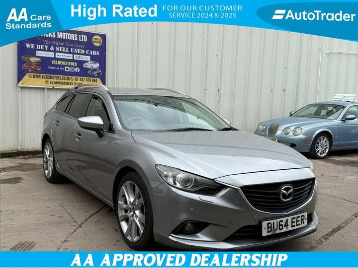Mazda Mazda6 2.2 SKYACTIV-D Sport Nav Tourer Auto Euro 6 (s/s) 5dr Mazda Mazda6 2.2 SKYACTIV-D Sport Nav Tourer Auto Euro 6 (s/s) 5dr