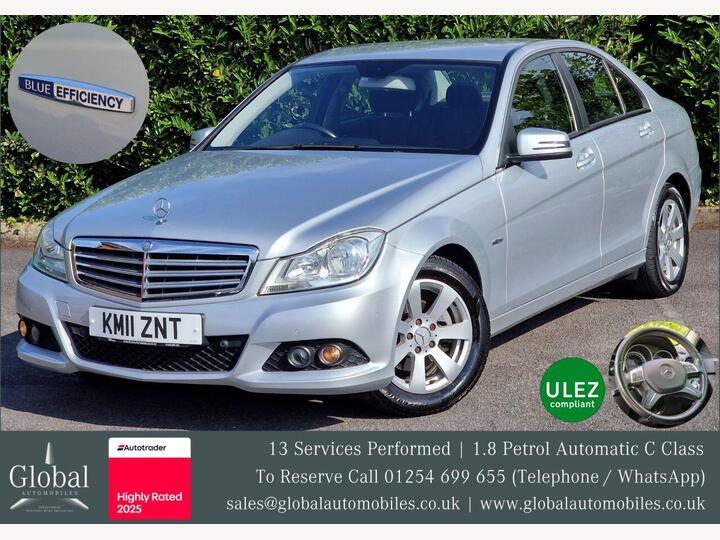 Mercedes-Benz C-CLASS 1.8 C180 BlueEfficiency SE G-Tronic+ Euro 5 (s/s) 4dr