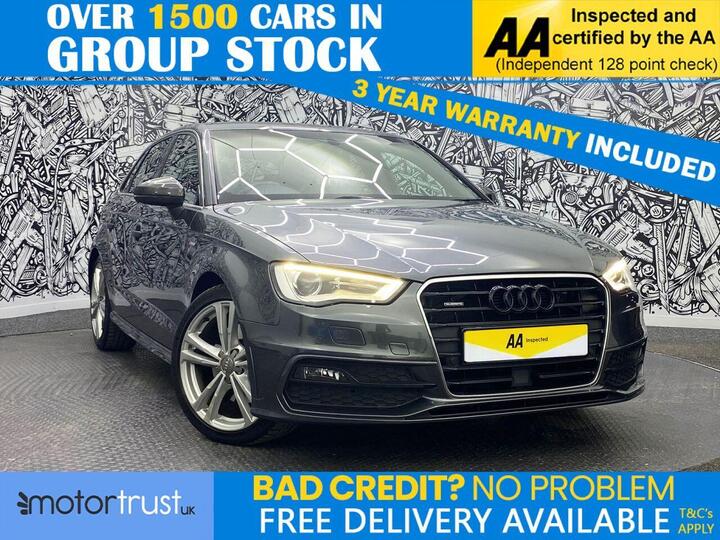 Audi A3 2.0 TDI S Line Sportback S Tronic Quattro Euro 6 (s/s) 5dr