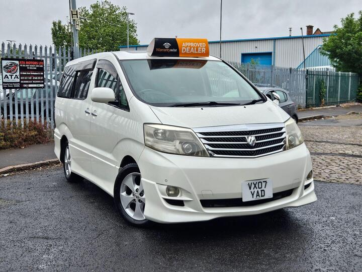 Toyota Alphard 3.0ltr Petrol CVT Automatic  5dr 7 Seats