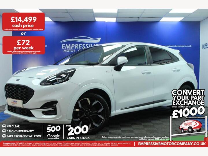 Ford PUMA 1.0T EcoBoost MHEV ST-Line X Euro 6 (s/s) 5dr