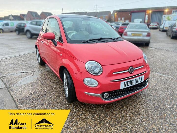 Fiat 500 1.2 Lounge Euro 6 (s/s) 3dr