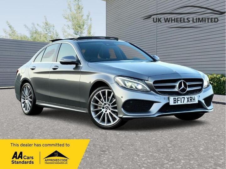 Mercedes-Benz C Class 2.0 C200 AMG Line (Premium Plus) G-Tronic+ 4MATIC Euro 6 (s/s) 4dr