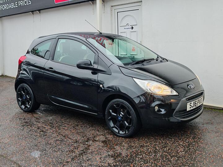 Ford Ka 1.2 Zetec Black Edition Euro 6 (s/s) 3dr