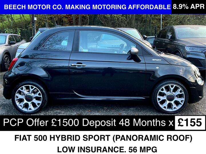 Fiat 500 1.0 MHEV Sport Euro 6 (s/s) 3dr