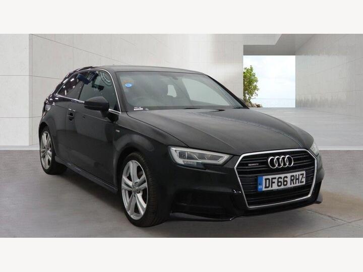 Audi A3 2.0 TDI S Line S Tronic Auto 6Spd Quattro Euro 6 (s/s) 3dr