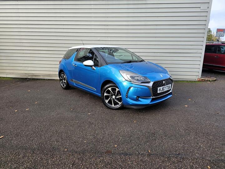 DS AUTOMOBILES DS 3 1.2 PureTech Elegance EAT6 Euro 6 (s/s) 3dr DS AUTOMOBILES DS 3 1.2 PureTech Elegance EAT6 Euro 6 (s/s) 3dr