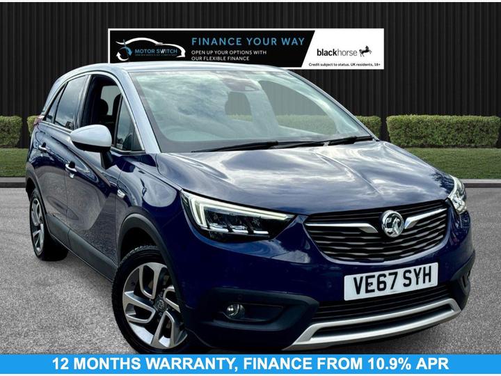 Vauxhall CROSSLAND X 1.2 Turbo EcoTEC Tech Line Nav Euro 6 (s/s) 5dr