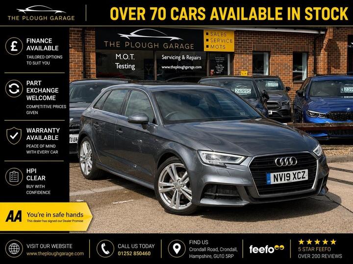 Audi A3 1.5 TFSI CoD 35 S Line Sportback S Tronic Euro 6 (s/s) 5dr