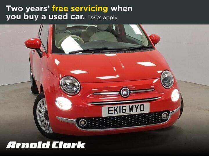 Fiat 500 1.2 Lounge Euro 6 (s/s) 3dr