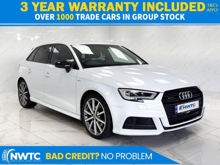 Audi A3 2.0 TDI Black Edition Sportback Quattro Euro 6 (s/s) 5dr