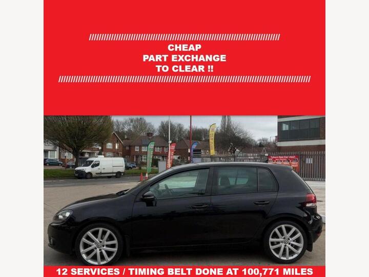 Volkswagen GOLF 2.0 TDI GT Euro 5 5dr