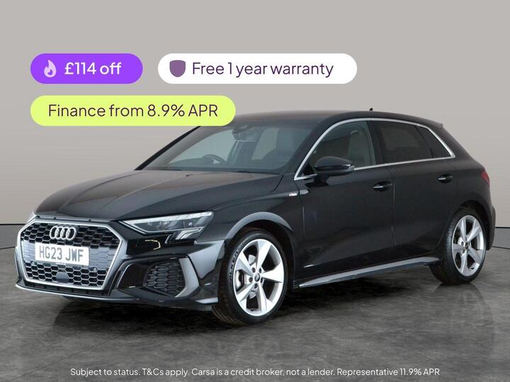 Audi A3 1.5 TFSI 35 S Line Sportback Euro 6 (s/s) 5dr