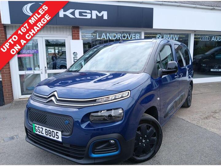 Citroen E-BERLINGO 50kWh Feel XL Auto 5dr (7.4kW Charger) Citroen E-BERLINGO 50kWh Feel XL Auto 5dr (7.4kW Charger)