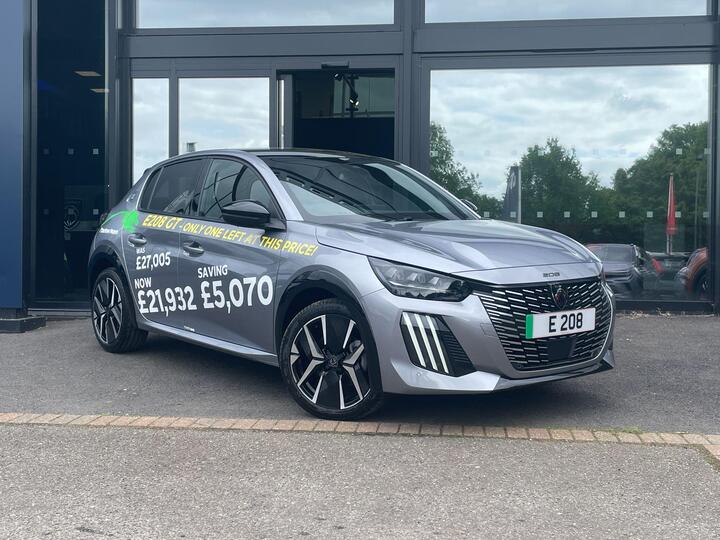 Peugeot E-208 51kWh GT Auto 5dr (7.4kW Charger)