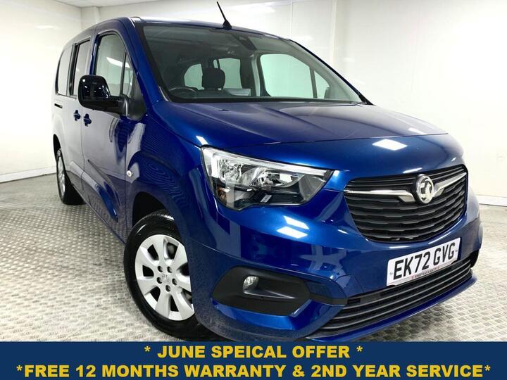 Vauxhall COMBO LIFE 1.5 Turbo D SE XL MPV Euro 6 (s/s) 5dr (7 Seat) Vauxhall COMBO LIFE 1.5 Turbo D SE XL MPV Euro 6 (s/s) 5dr (7 Seat)