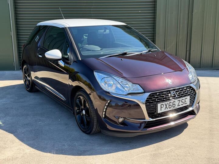 DS AUTOMOBILES DS 3 1.6 BlueHDi Elegance Euro 6 (s/s) 3dr DS AUTOMOBILES DS 3 1.6 BlueHDi Elegance Euro 6 (s/s) 3dr