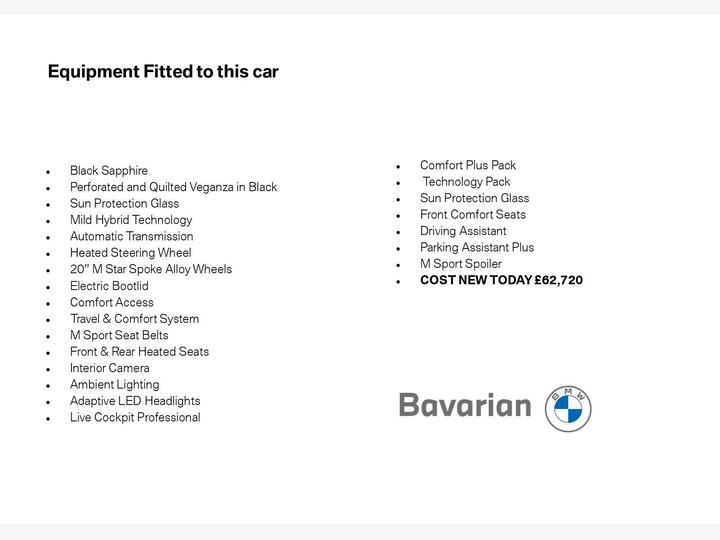 BMW 5 Series 2.0 520i MHT M Sport Pro Steptronic Euro 6 (s/s) 4dr