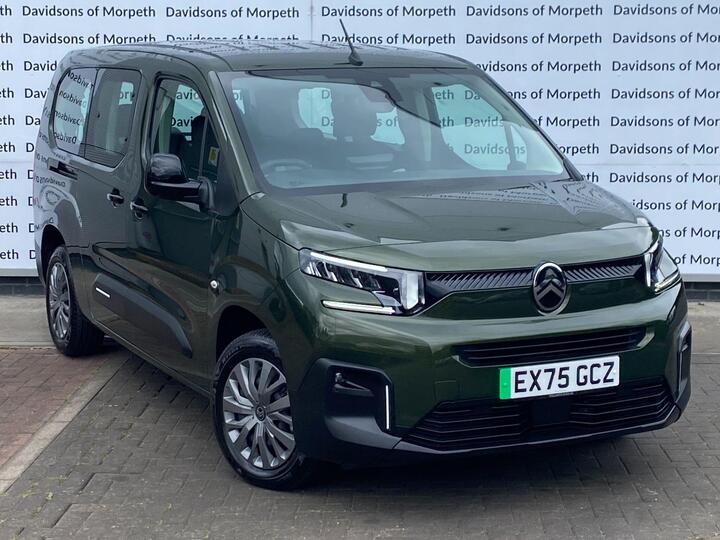 Citroen E-Berlingo 52kWh PLUS XL Auto 5dr (7.4kW Charger) Citroen E-Berlingo 52kWh PLUS XL Auto 5dr (7.4kW Charger)