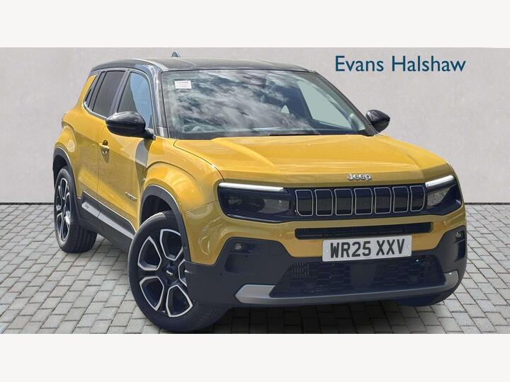 Jeep Avenger 1.2 Summit SUV 5dr Petrol Manual Euro 6 (s/s) (100 Ps)