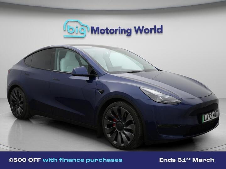 Tesla Model Y (Dual Motor) Performance Auto 4WDE 5dr
