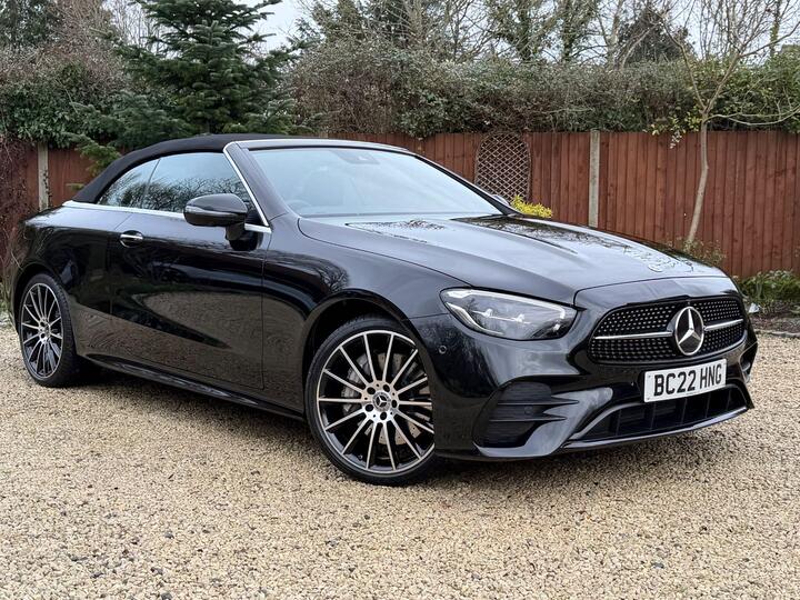 Mercedes-Benz E Class 2.9 E400d AMG Line Night Edition (Premium Plus) Cabriolet G-Tronic+ 4MATIC Euro 6 (s/s) 2dr Mercedes-Benz E Class 2.9 E400d AMG Line Night Edition (Premium Plus) Cabriolet G-Tronic+ 4MATIC Euro 6 (s/s) 2dr