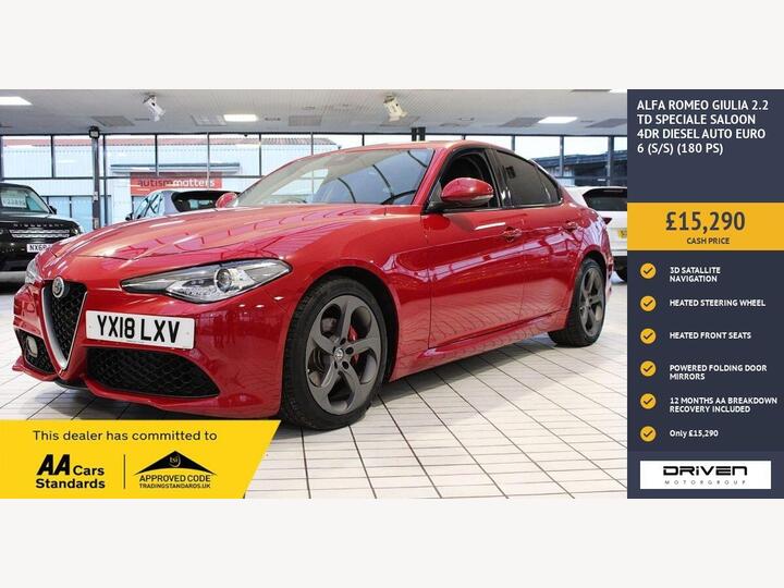 Alfa Romeo GIULIA 2.2 TD Speciale Auto Euro 6 (s/s) 4dr