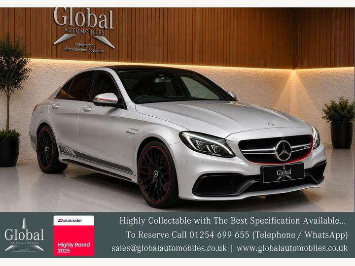 Mercedes-Benz C-CLASS 4.0 C63 V8 BiTurbo AMG S Edition 1 SpdS MCT Euro 6 (s/s) 4dr