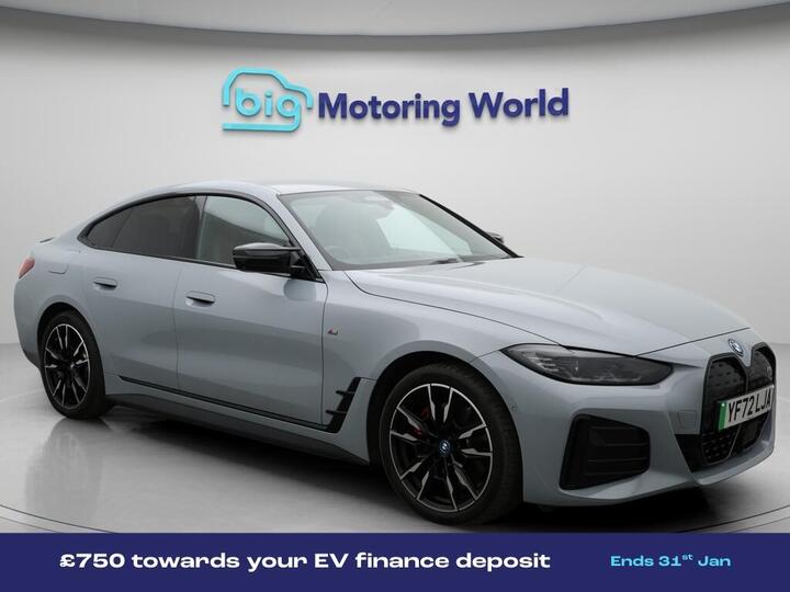 BMW I4 M50 83.9kWh Gran Coupe Auto 4WD 5dr