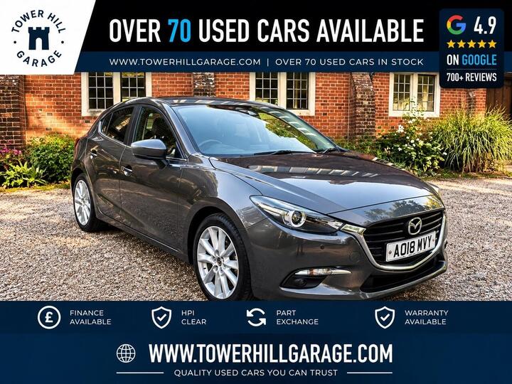Mazda Mazda3 2.0 SKYACTIV-G Sport Nav Euro 6 (s/s) 5dr