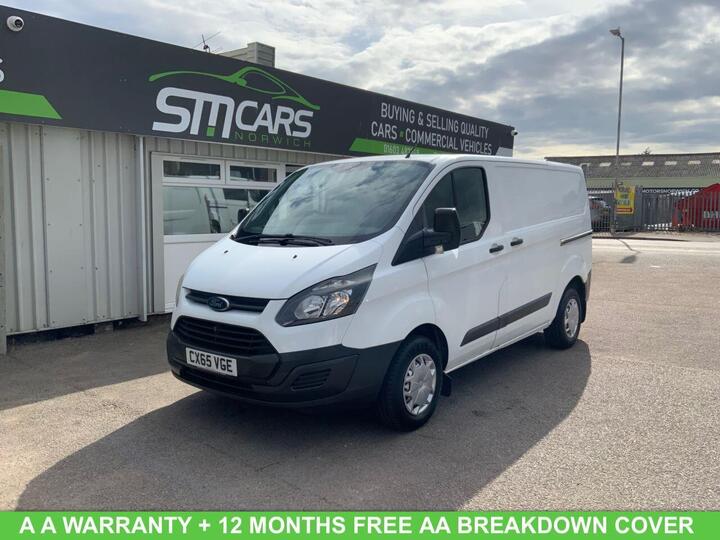 Ford TRANSIT CUSTOM 2.2 TDCi 270 ECOnetic Panel Van 5dr Diesel Manual L1 H1 (162 G/km, 98 Bhp)