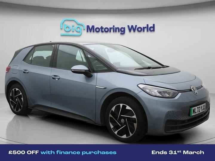 Volkswagen ID.3 Pure Performance 45kWh Life Auto 5dr Volkswagen ID.3 Pure Performance 45kWh Life Auto 5dr
