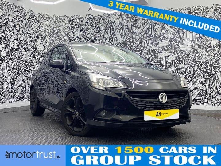 Vauxhall CORSA 1.4i Turbo Black Edition Euro 6 (s/s) 3dr