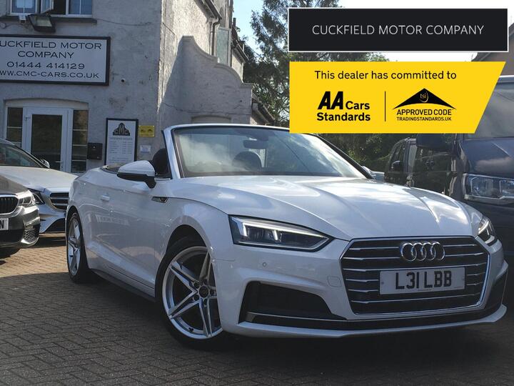 Audi A5 Cabriolet 2.0 TFSI S Line Euro 6 (s/s) 2dr Audi A5 Cabriolet 2.0 TFSI S Line Euro 6 (s/s) 2dr