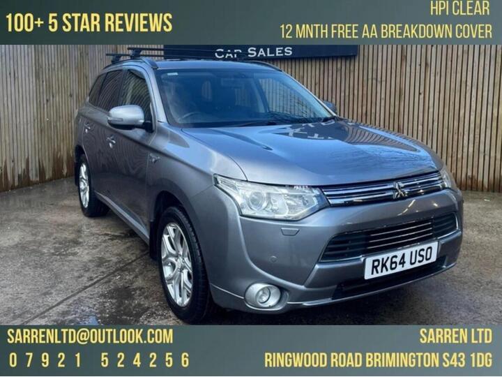 Mitsubishi Outlander 2.0h 12kWh GX4h CVT 4WD Euro 5 (s/s) 5dr Mitsubishi Outlander 2.0h 12kWh GX4h CVT 4WD Euro 5 (s/s) 5dr