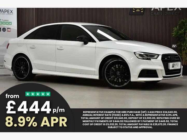 Audi S3 2.0 TFSI Black Edition S Tronic Quattro Euro 6 (s/s) 4dr