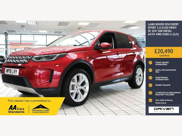 Land Rover DISCOVERY SPORT 2.0 D180 MHEV SE Auto 4WD Euro 6 (s/s) 5dr