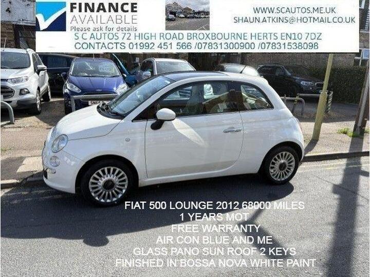 Fiat 500 1.2 Lounge Euro 5 (s/s) 3dr