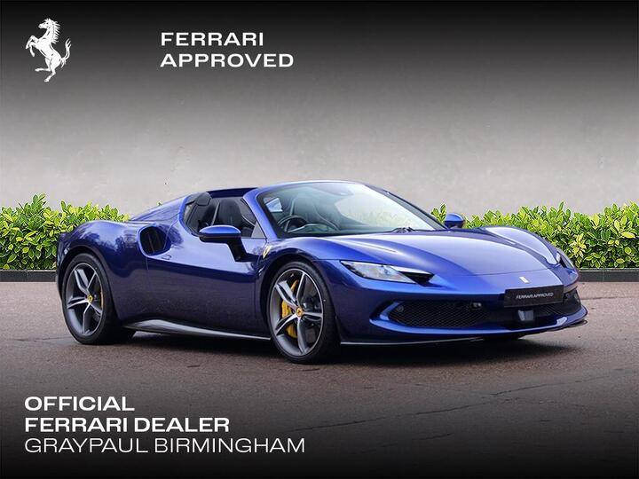 Ferrari 296 3.0T V6 7.45kWh Spider F1 DCT Euro 6 (s/s) 2dr