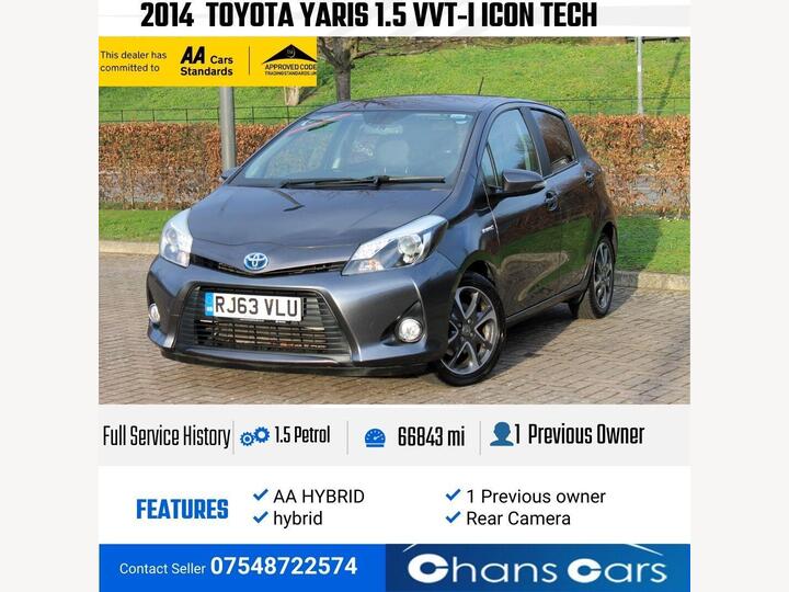 Toyota Yaris 1.5 VVT-h Trend CVT Euro 5 5dr