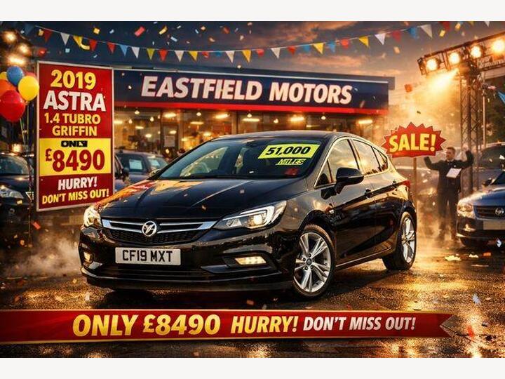 Vauxhall Astra 1.4i Turbo Griffin Euro 6 5dr Vauxhall Astra 1.4i Turbo Griffin Euro 6 5dr