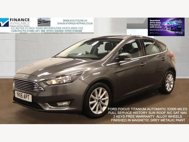 Ford Focus 1.5T EcoBoost Titanium Auto Euro 6 (s/s) 5dr