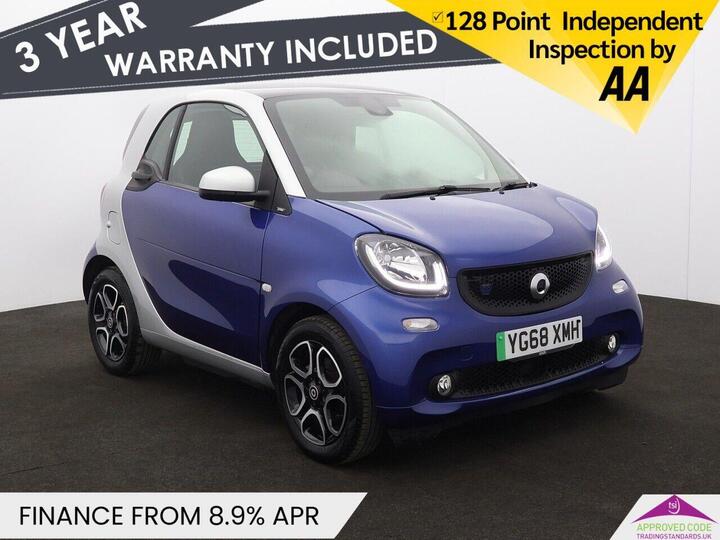 Smart FORTWO 17.6kWh Prime (Premium Plus) Auto 2dr (22kW Charger)