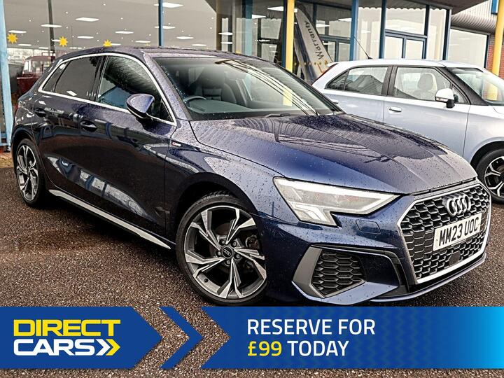 Audi A3 1.0 TFSI 30 S Line Sportback S Tronic Euro 6 (s/s) 5dr