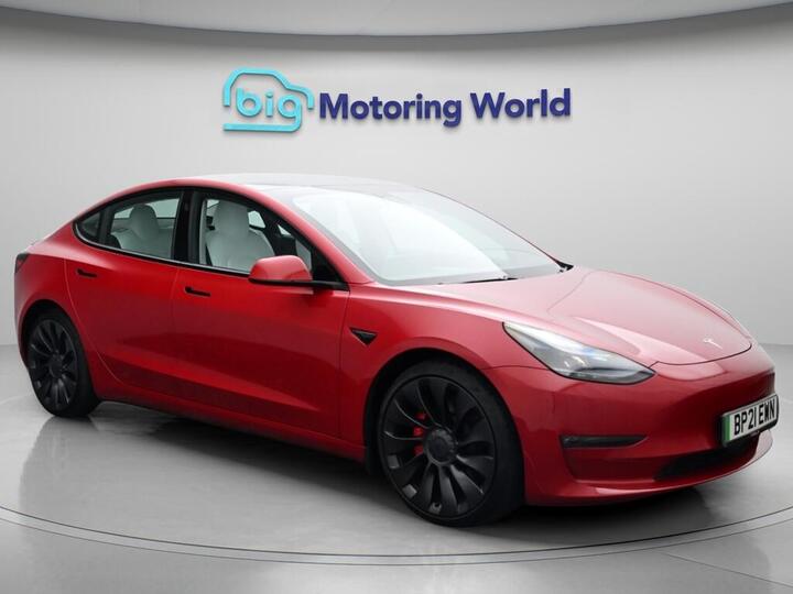 Tesla Model 3 (Dual Motor) Performance Auto 4WDE 4dr (Performance Upgrade)