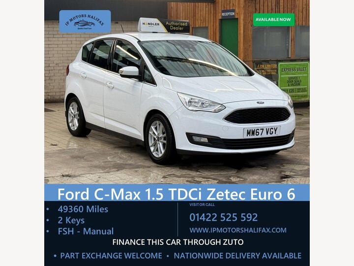 Ford C-Max 1.5 TDCi Zetec Euro 6 (s/s) 5dr