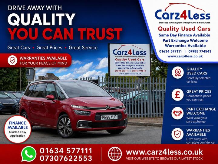 Citroen Grand C4 SpaceTourer 1.2 PureTech Feel EAT8 Euro 6 (s/s) 5dr